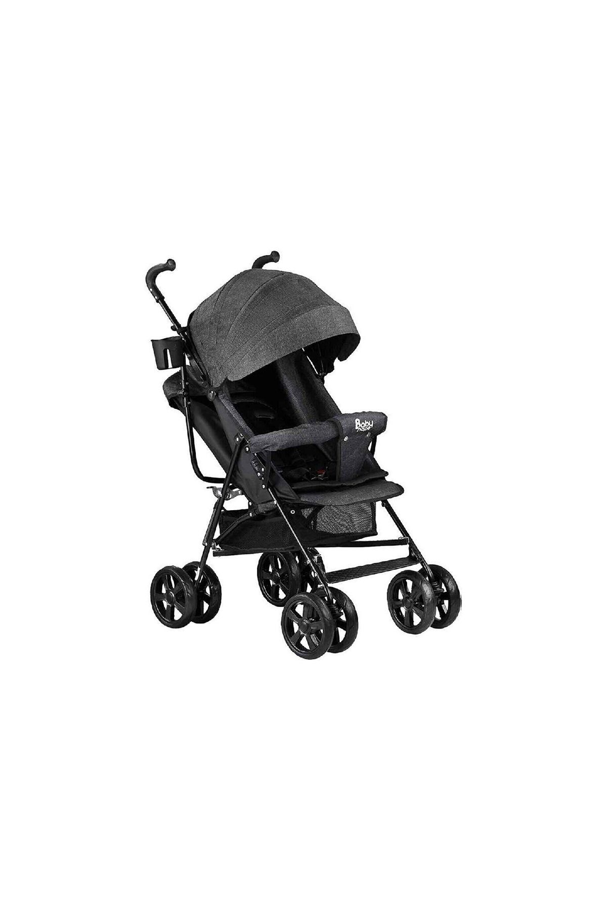 Sa7 Baston Bebek Arabası Kırçıllı Siyah