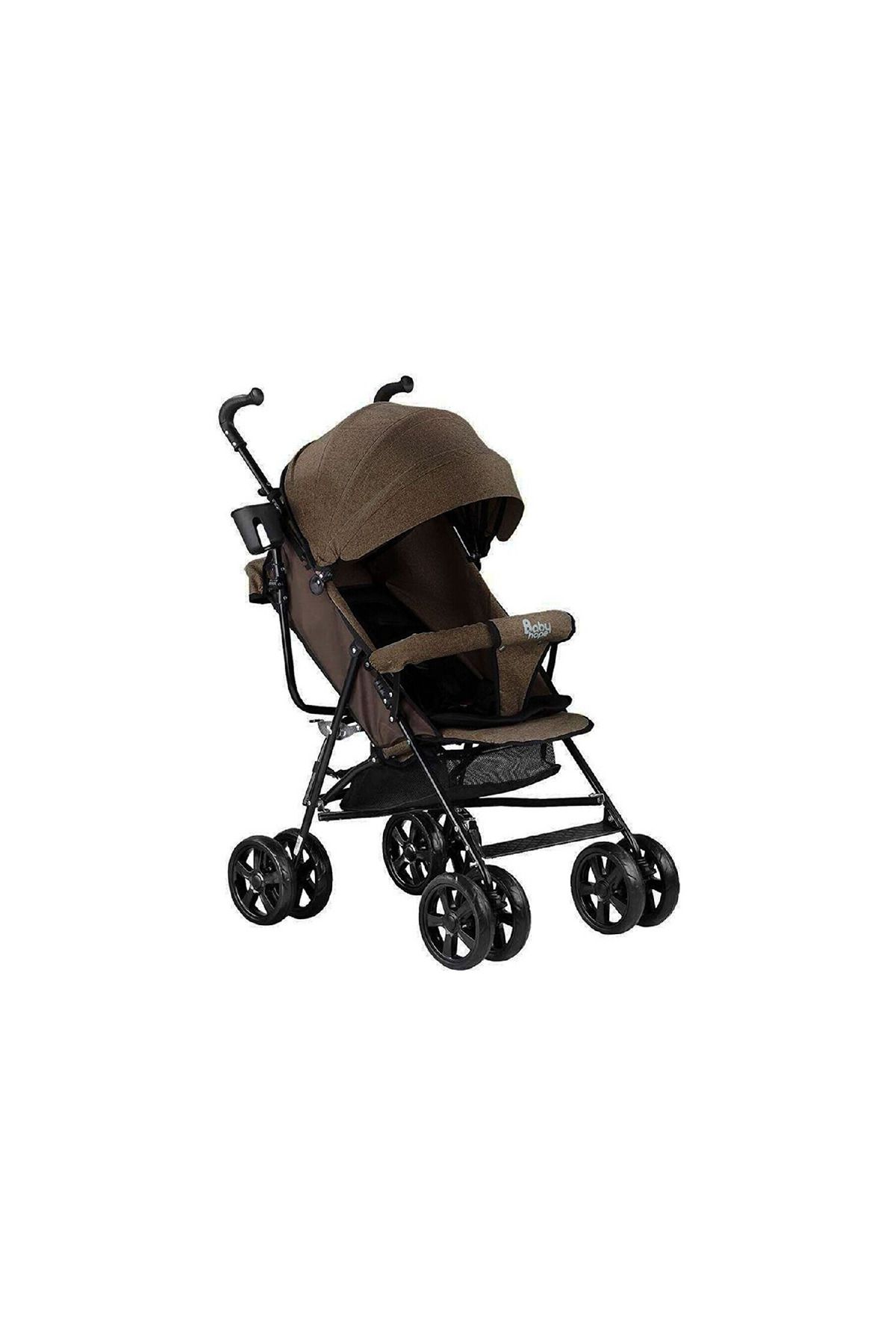 Sa7 Baston Bebek Arabası Kırçıllı Kahve