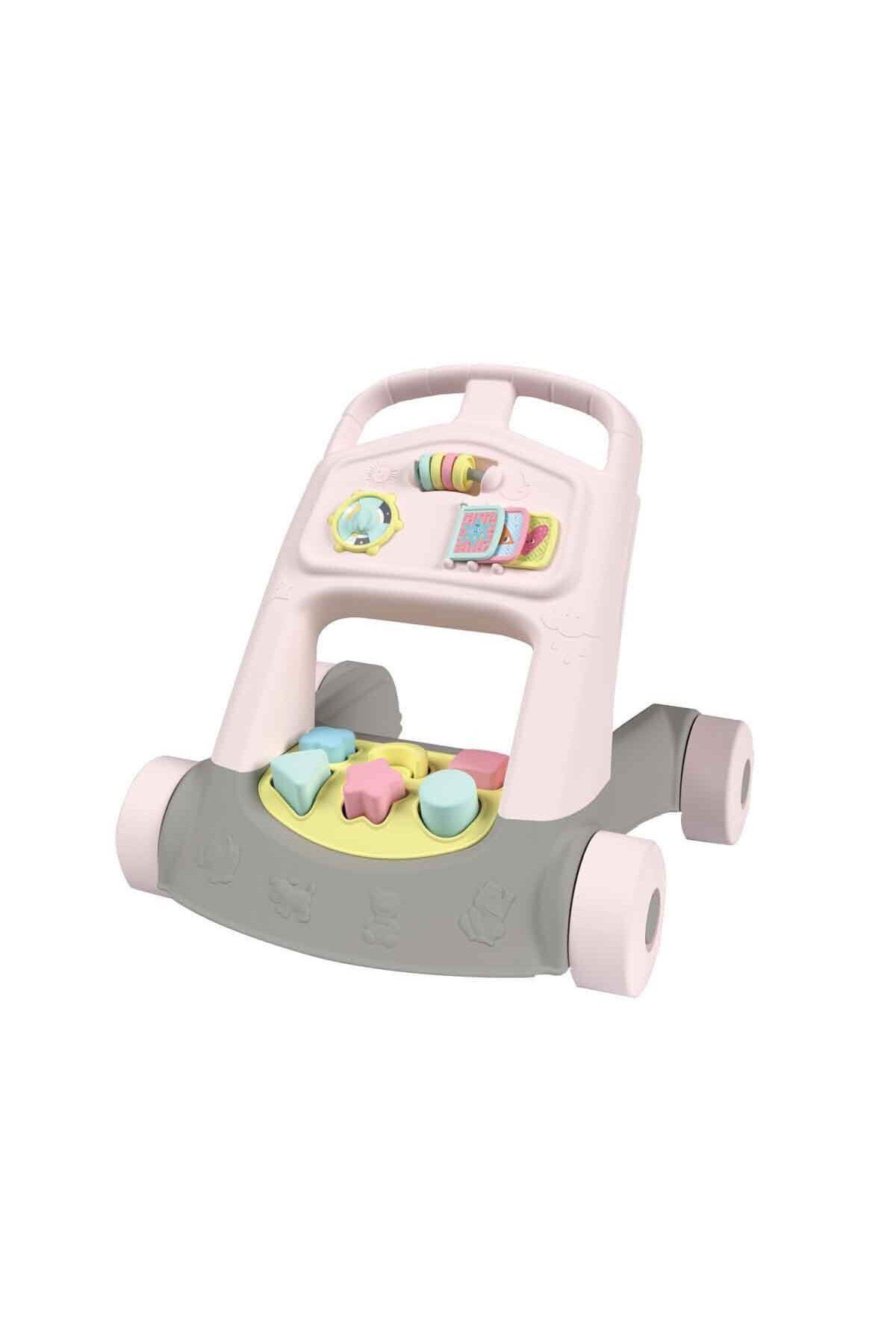 Aktiviteli Ilk Adım Arabası Urt-07-9443 Pembe