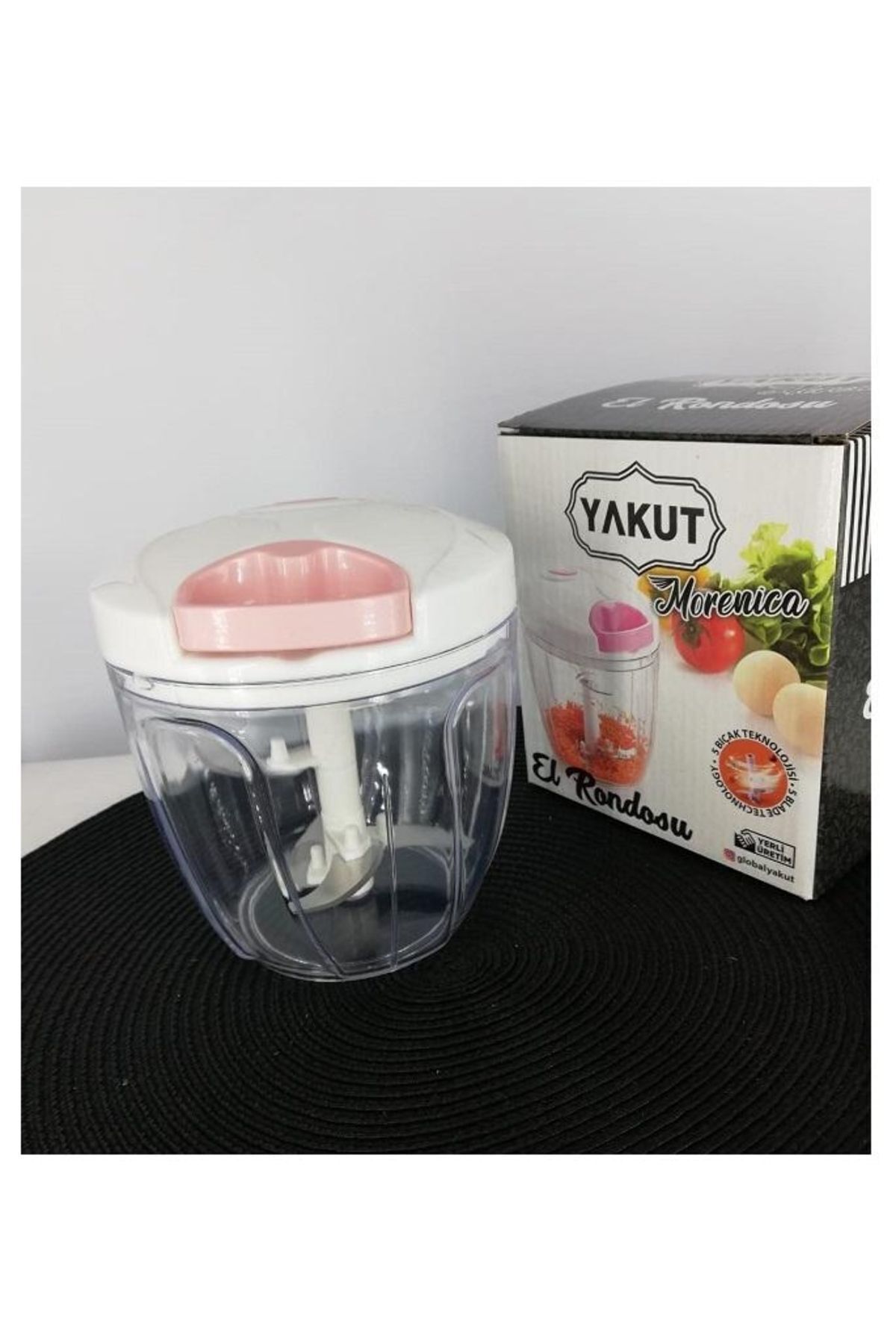 Yakut Morenica El Rondosu 5 Bıçaklı Büyük Boy Blender