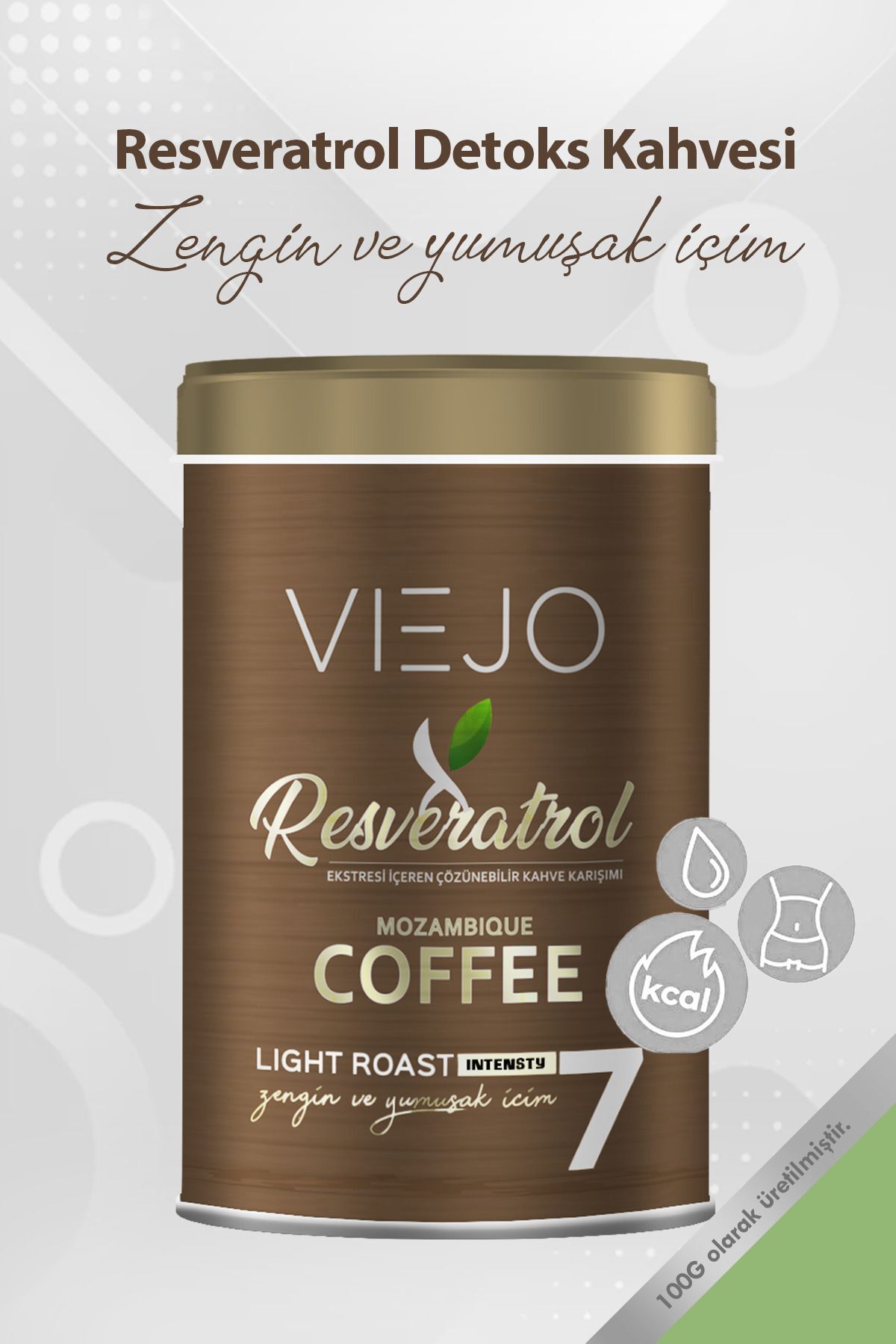 Kilo Vermeye Ve Resveratrol Içeren Mozambik Kahvesi