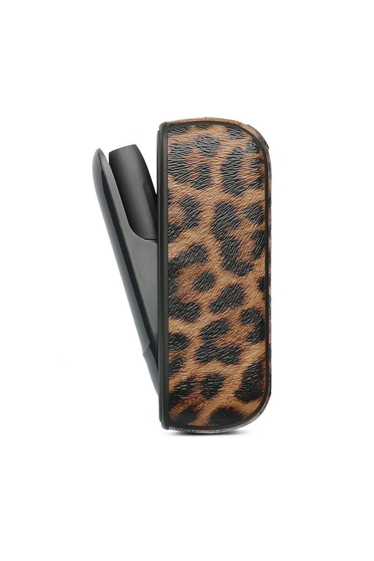 Iqos Duo 3.0 Tam Koruyucu Kılıf Seti Leopar(heets Ile Çalışan Cihaza Uyumludur