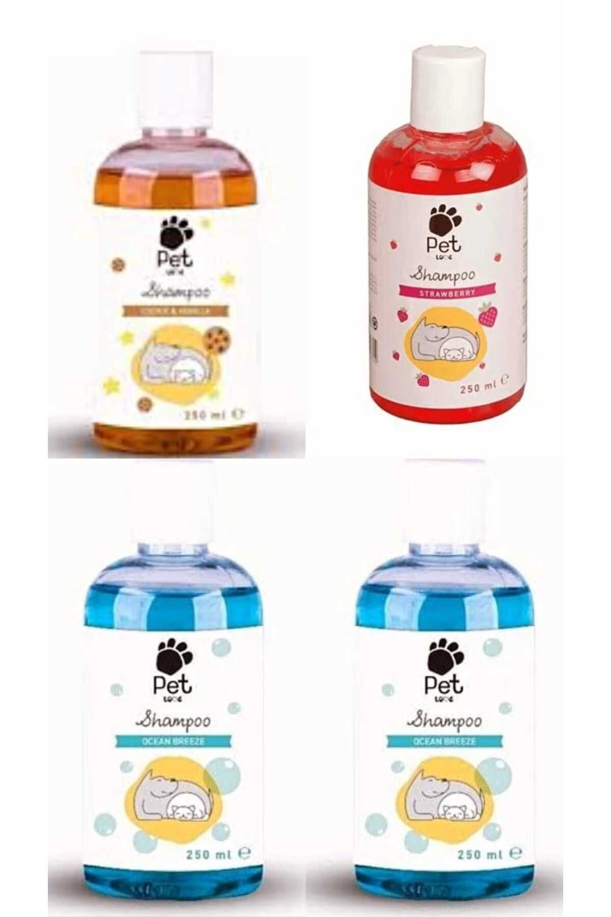 Kedi & Köpek Şampuanı Karma Set 250 ml X 4 Adet