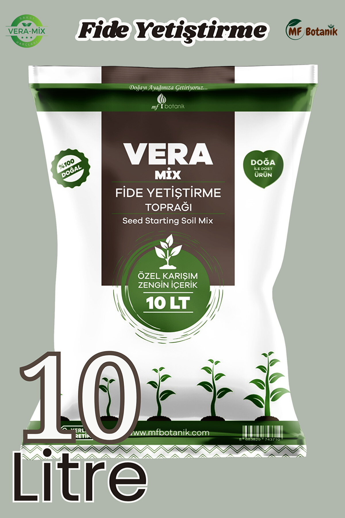 Sebze Fide Yetiştirme Toprağı 10 Litre Tohum Çimlendirme Harcı