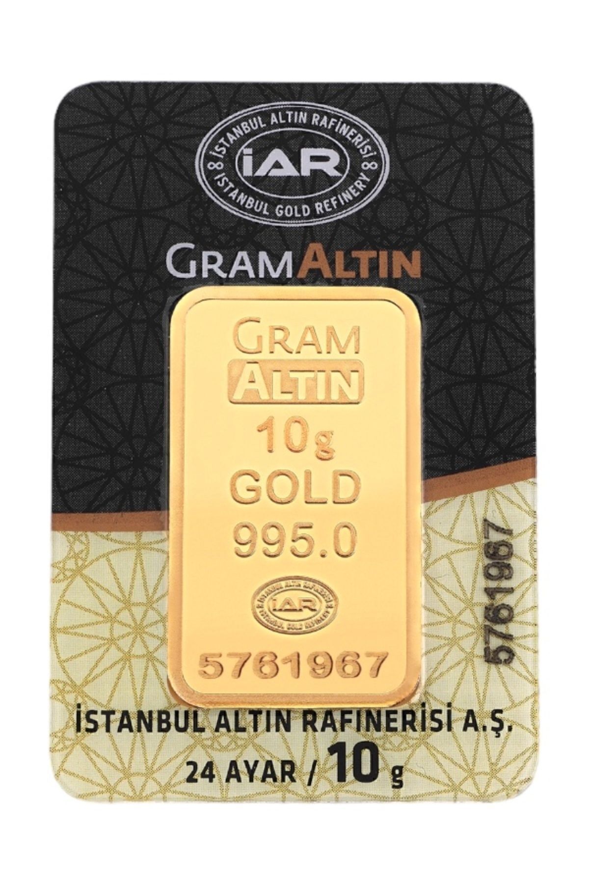 10 g Külçe Altın 24 Ayar