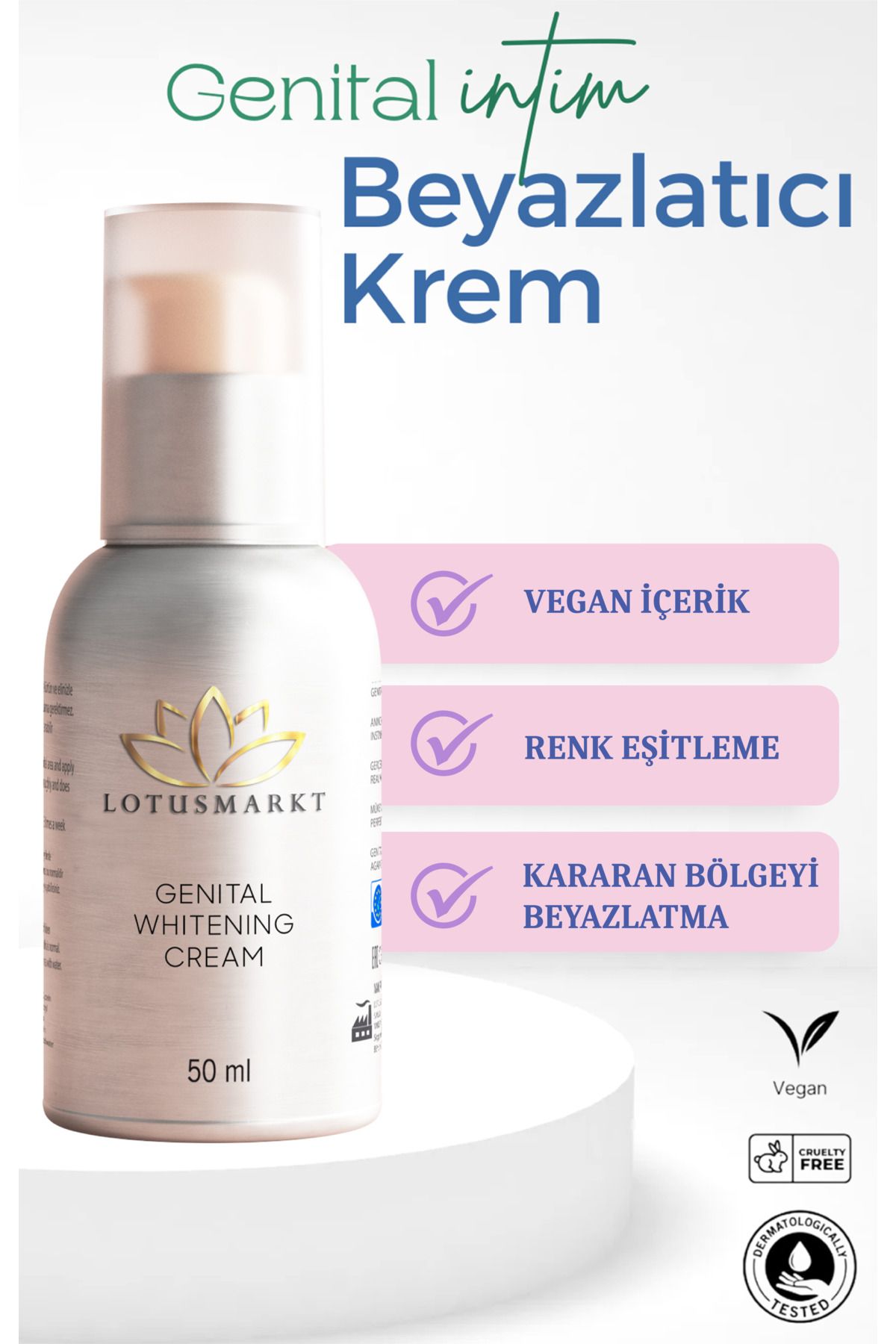 Genital Beyazlatıcı Leke Koku Ve Intim Krem