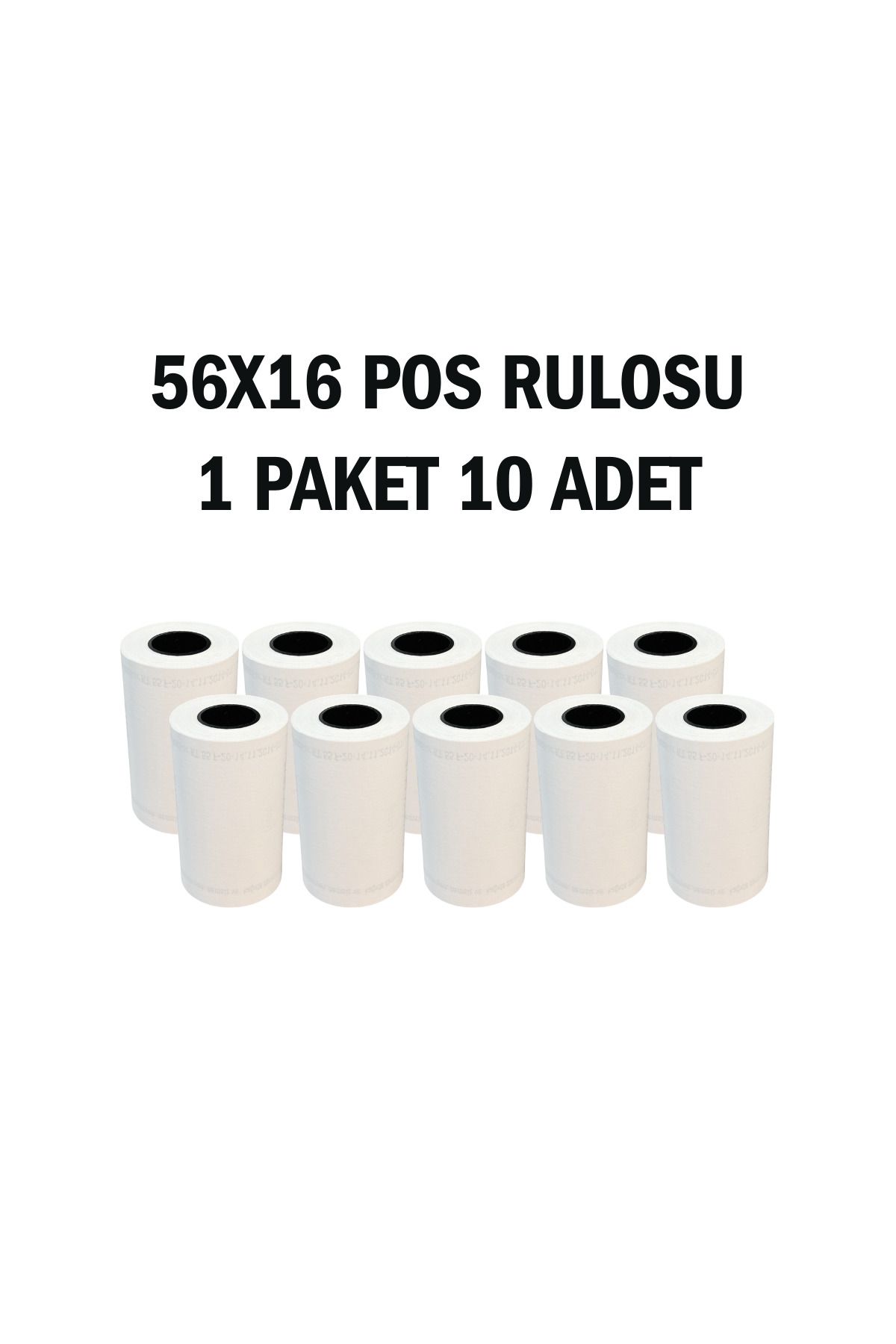 56x16 Termal Yazarkasa Pos Rulosu 1 Paket 10 Adet