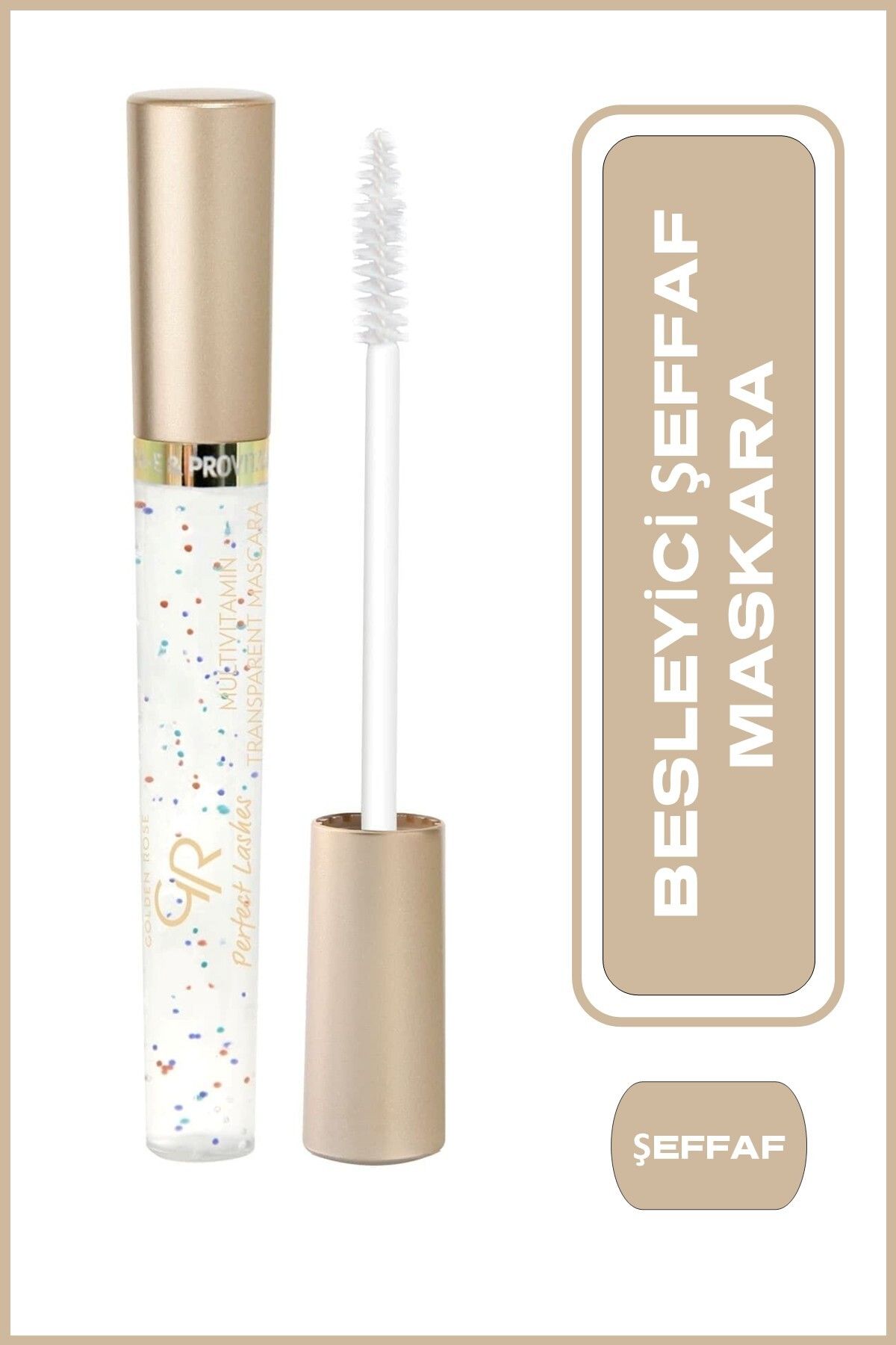 Perfect Lashes Multivitamin Transparent Mascara - Besleyici Şeffaf Maskara - 8691190066505