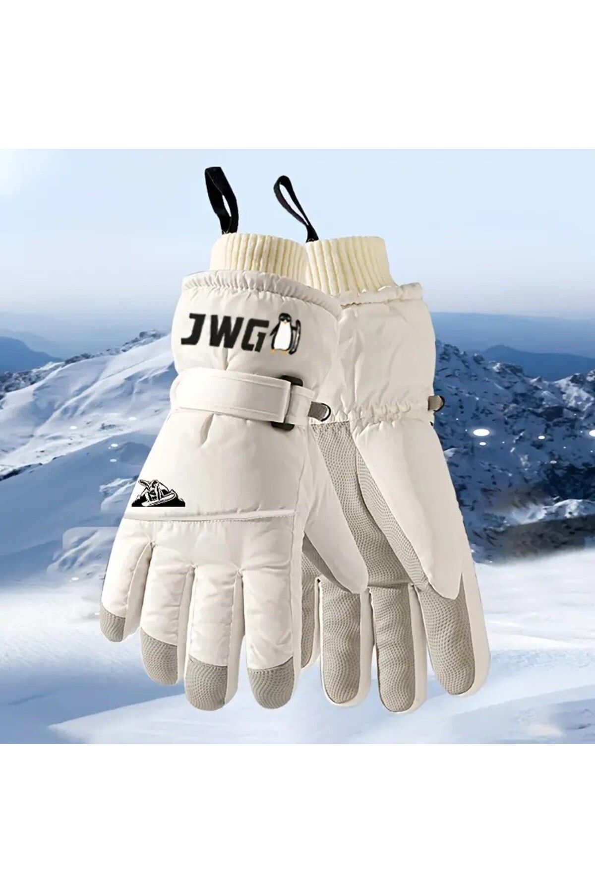 Unisex Snowboard Eldiveni Kayak Eldiveni Motor eldiveni içi polarlı Kar eldiveni