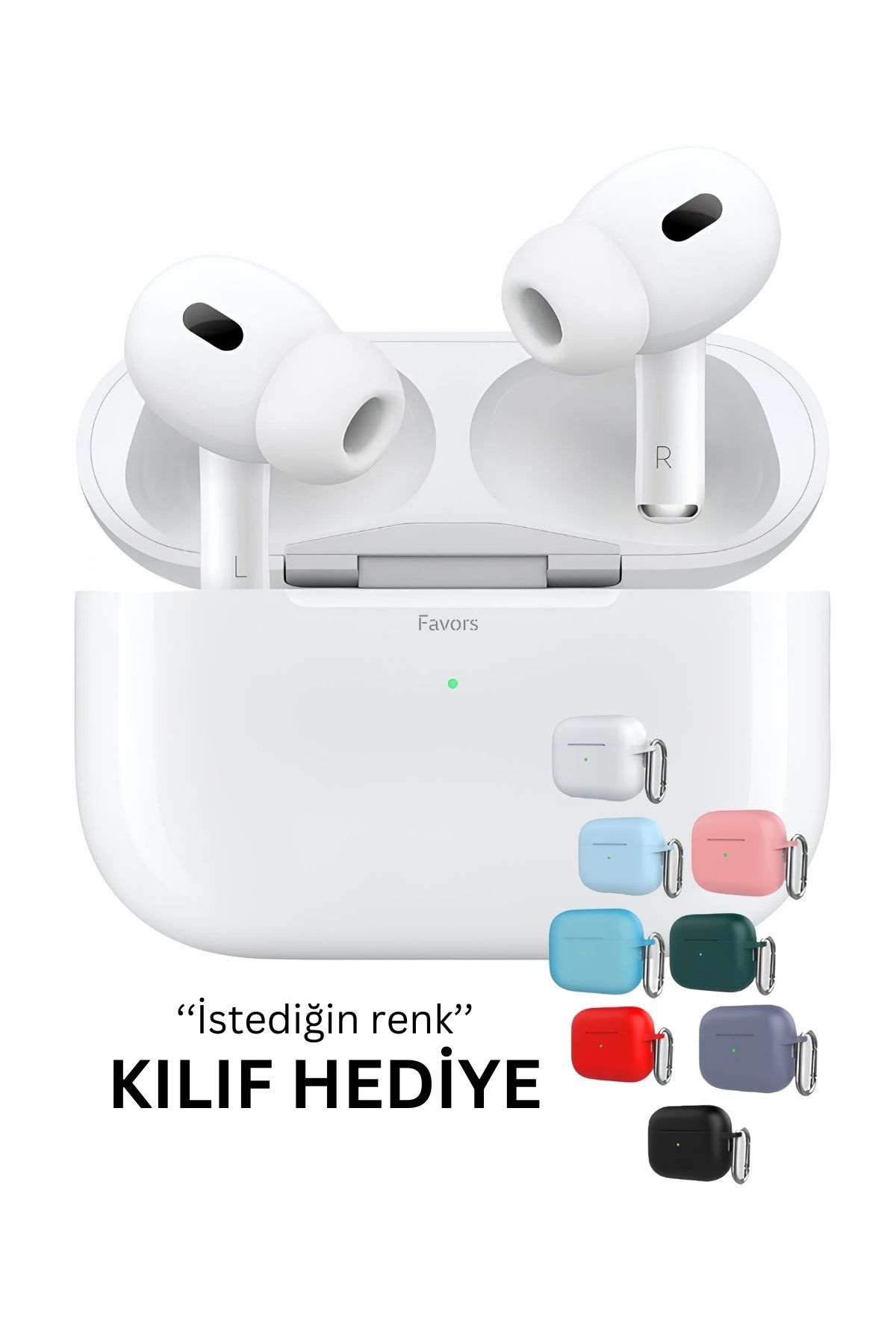 Pro Ios Android Uyumlu Yeni Nesil Wireless Charge Bluetooth Kulaklık Kılıf Hediyeli