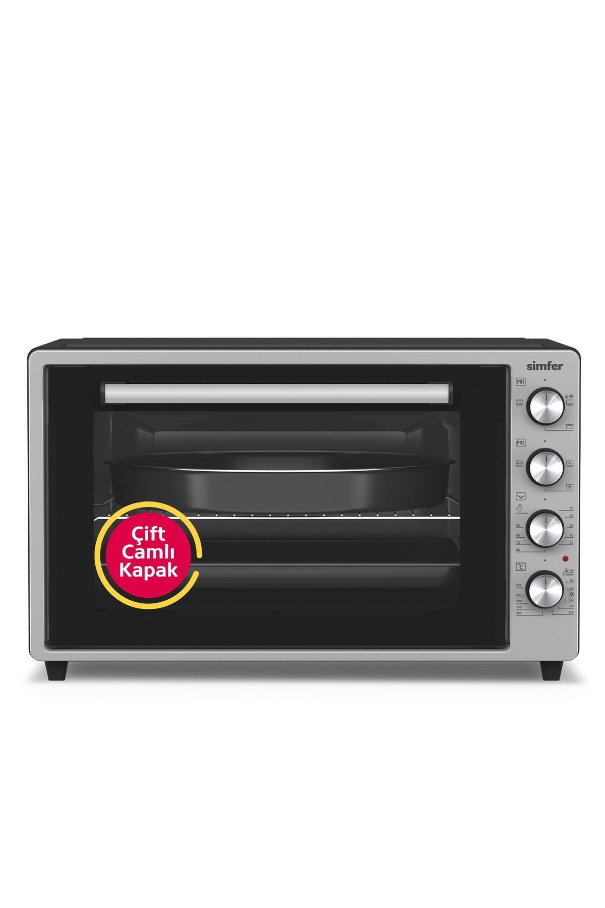 7033 Inox Turbo Midi/mini Fırın, 2000 W, 70 Litre, Me