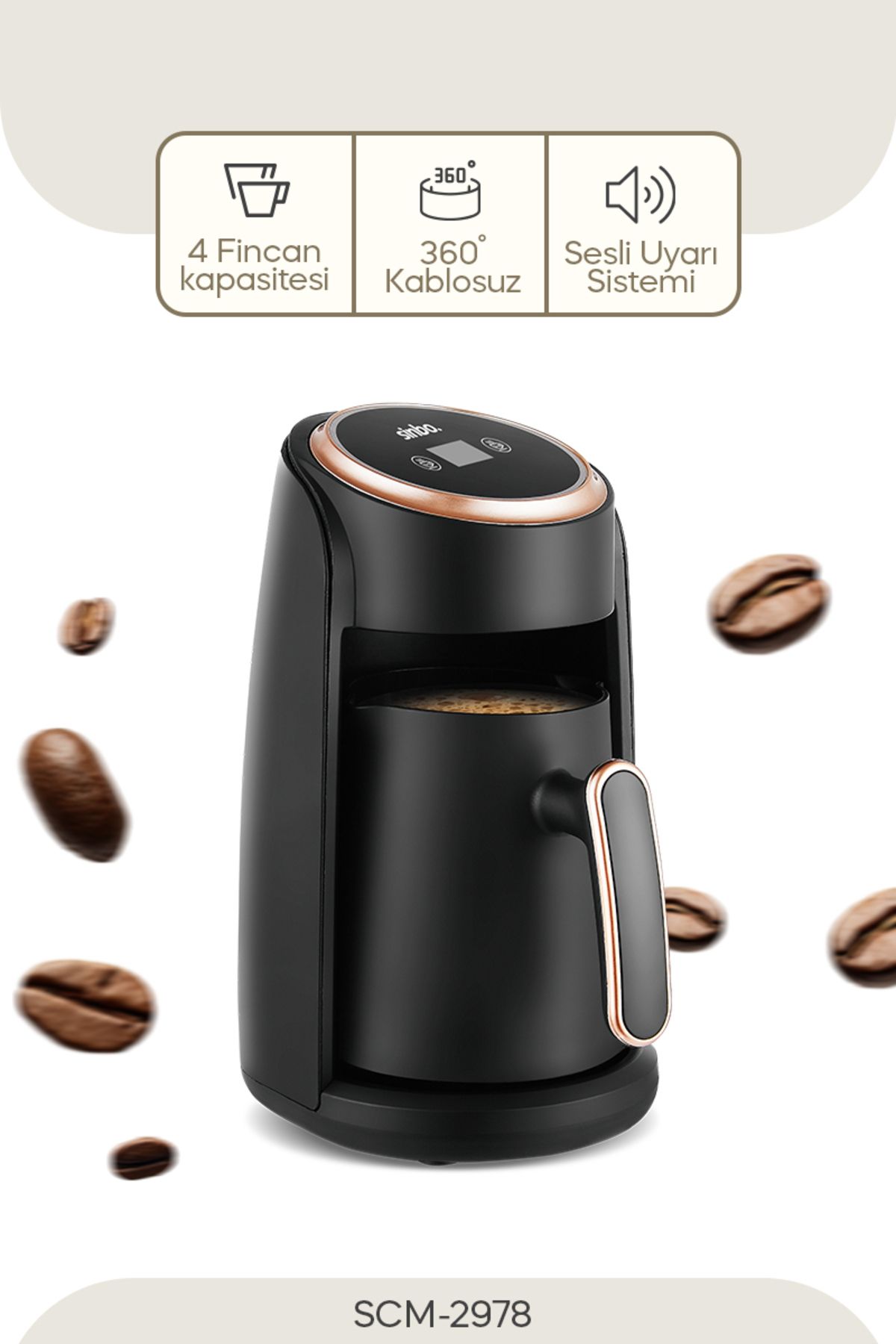 SCM-2978 Türk Kahve Makinesi