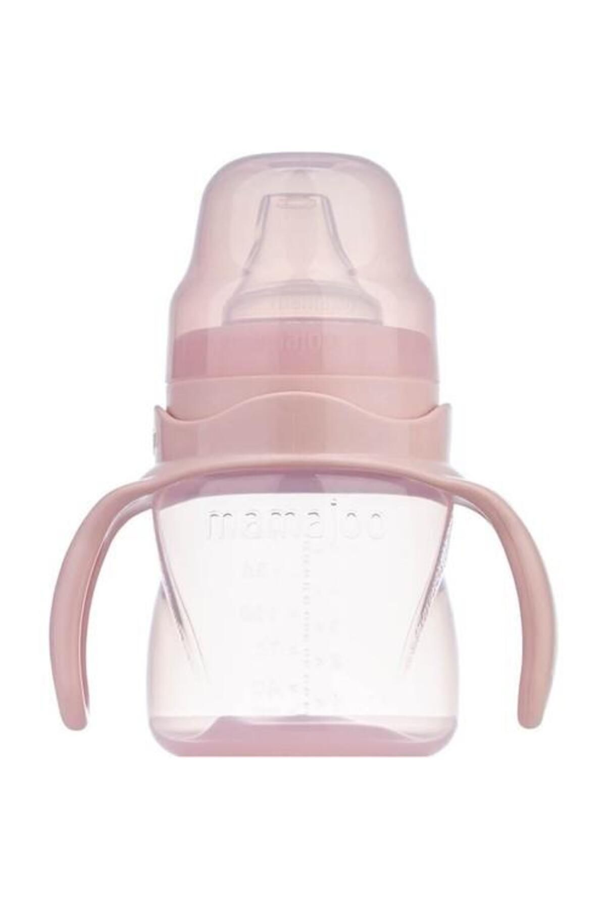 Eğitici Bardak Antikolik Kulplu Akıtmaz Powder Pink 160 ml