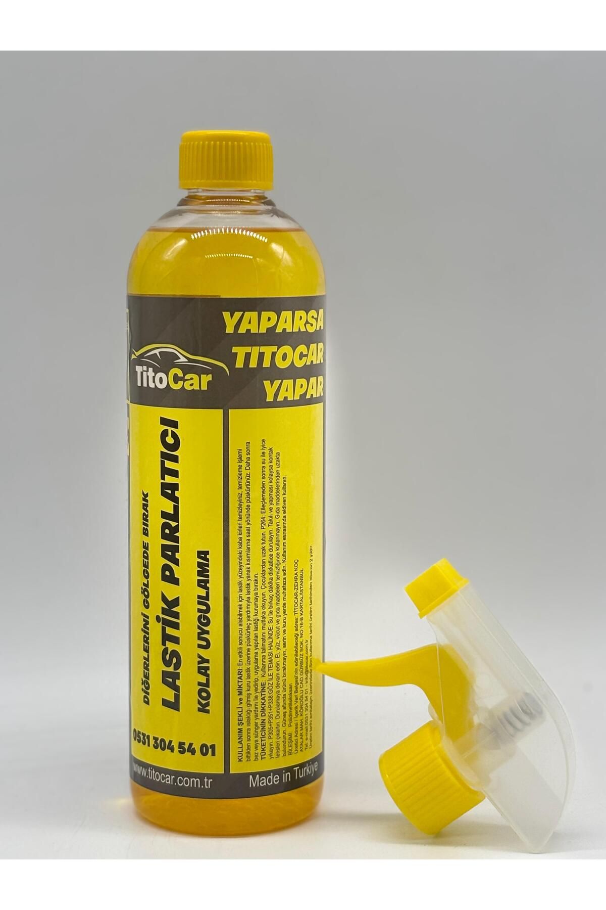 TİTOCAR PREMIUM LASTİK PARLATICI SIVI 600 ML