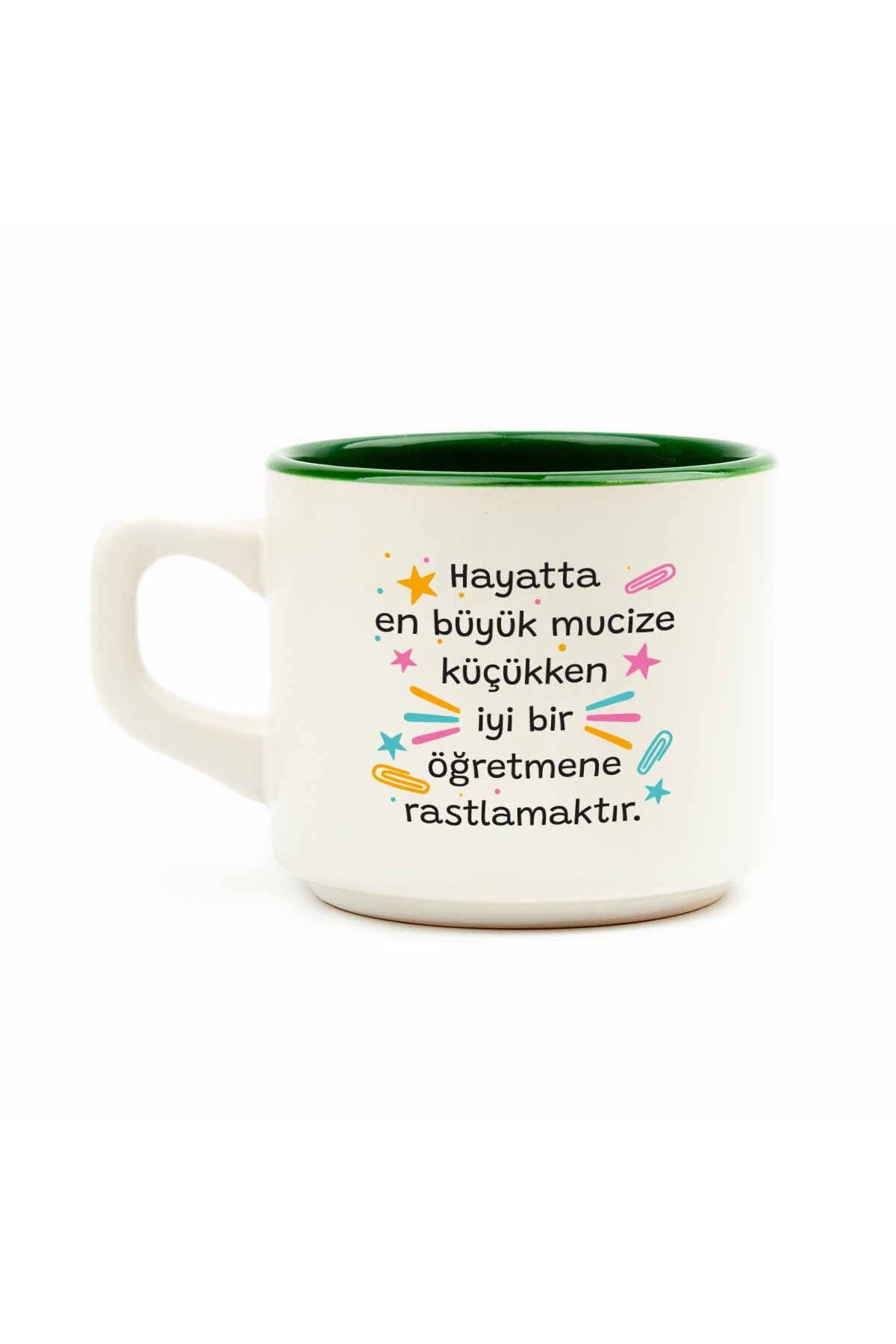 Hayatta En Büyük Mucize Küçükken İyi Bir Öğretmene Rastlamaktır Beyaz Venüs Kupa - Öğretmenler Günü