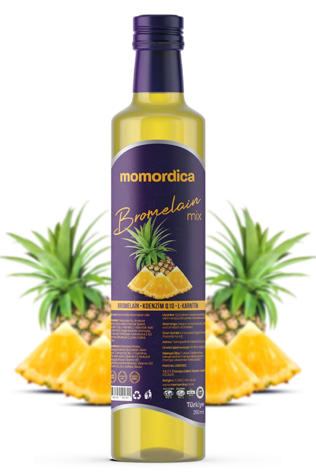 Momordica Bromelain Mix - (KOENZİM Q10 VE L-KARNİTİN ILAVELİ)