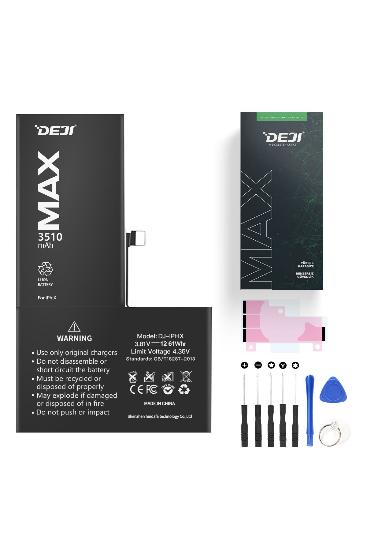 Iphone X Batarya 3510 Mah Mucize Batarya