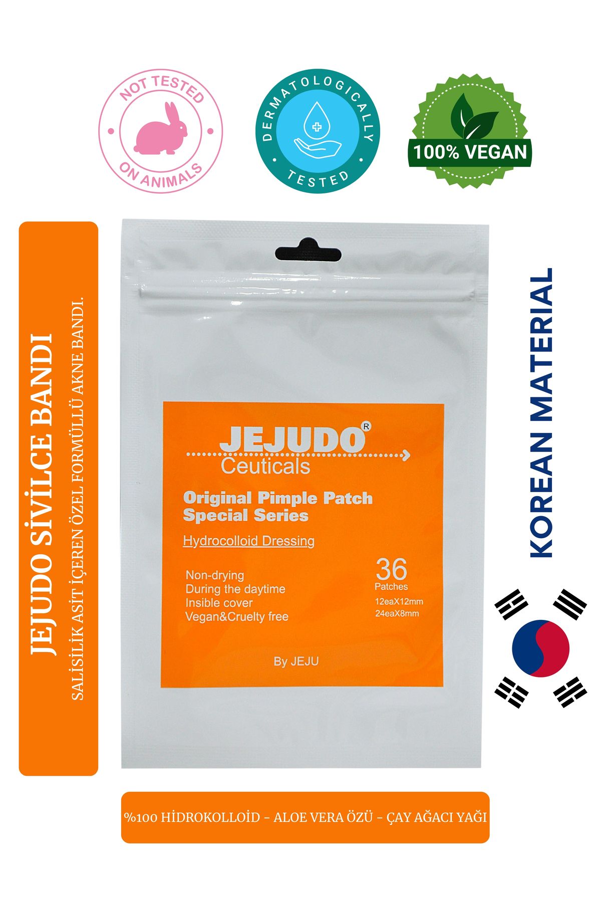 Ceuticals Original Pimple Patch 36 Patch - Akne Ve Sivilce Bandı