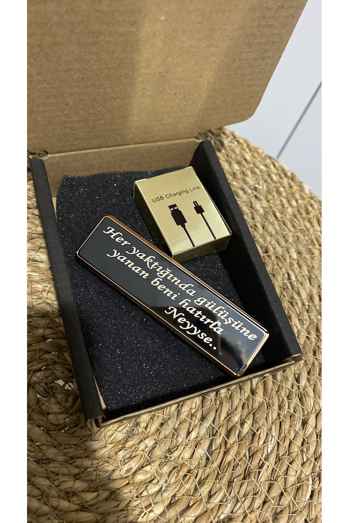Özel Yazıyı Yazdırabileceğin Kişiye Özel Usb Şarjlı Çakmak