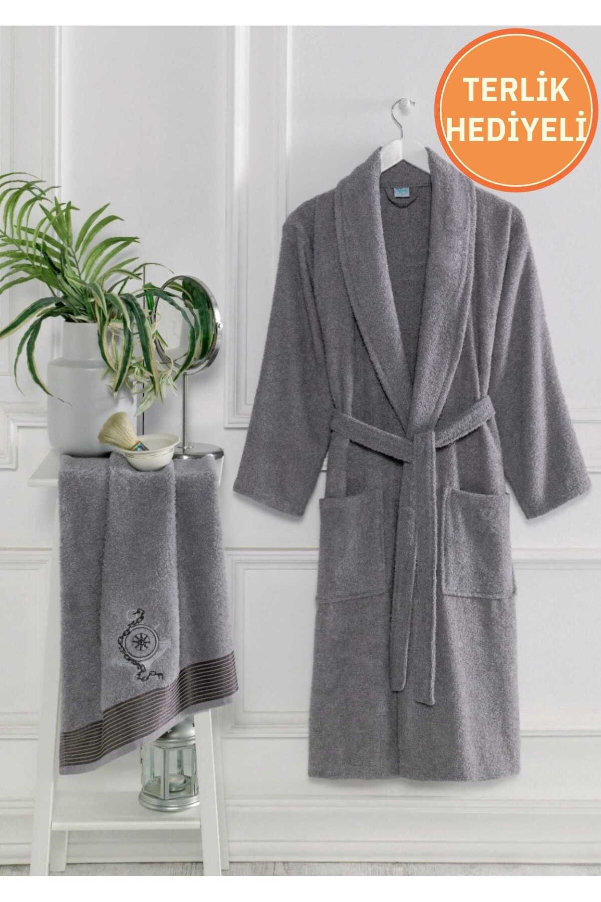 Havlulu Bornoz 2li Set