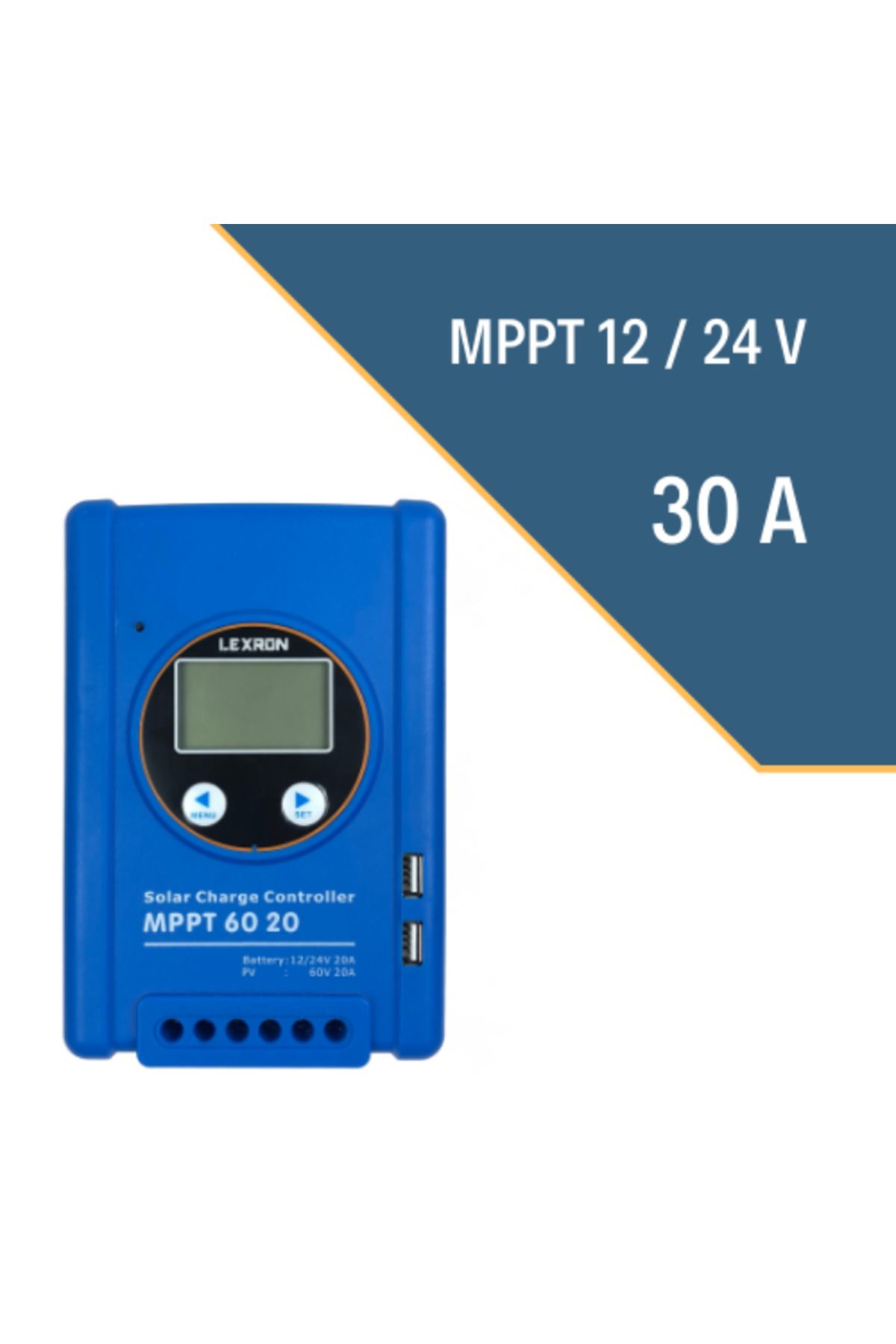 Grafen Enerji 30 Amper 12v -24v Mppt Solar Şarj Kontrol Cihazı