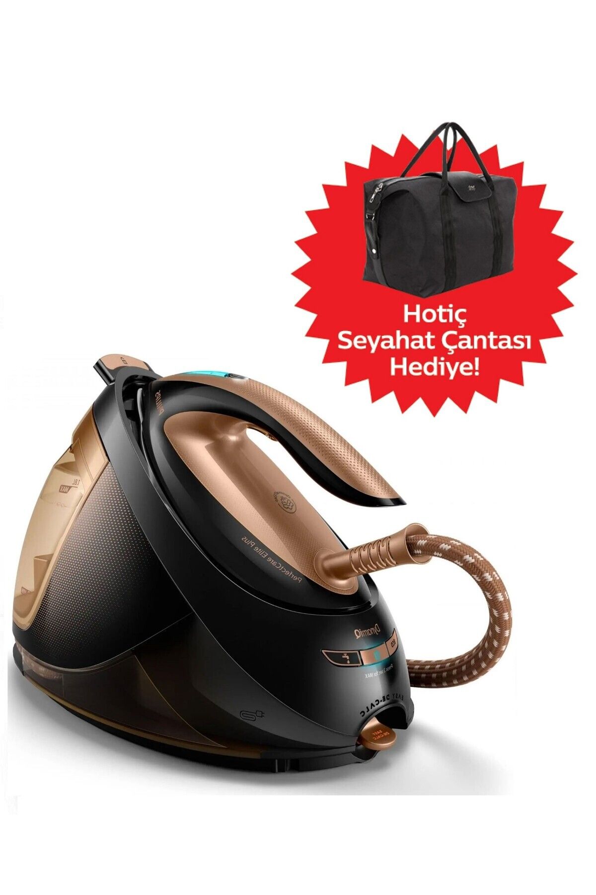 Perfectcare Elite Plus Buhar Kazanlı Ütü 8 Bar, 600g Şok Buhar, Gc9682/80 Çanta Hediyeli