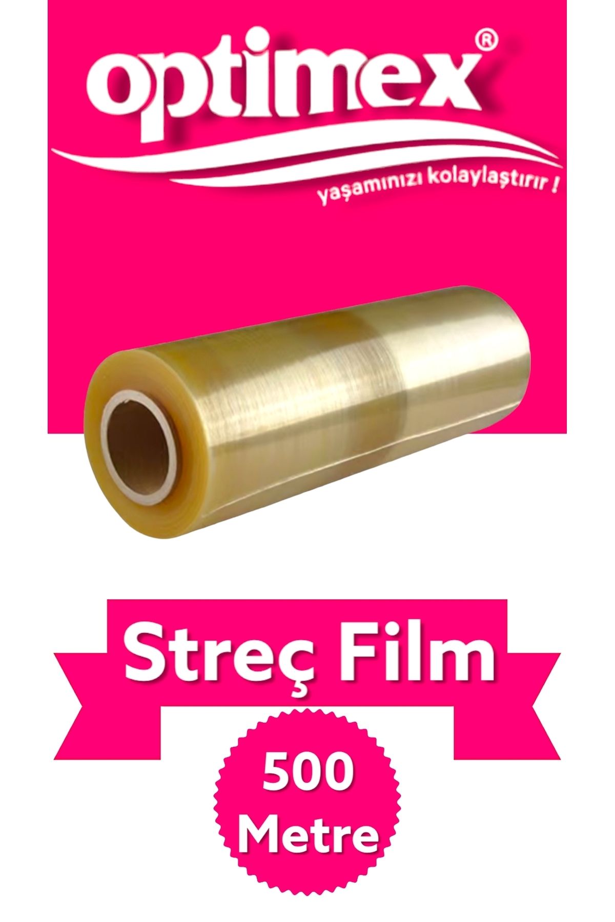 500 Metre*30cm Gıda Streç Film Yemekçiler,Çiğ Köfteciler ve Şarküteriler için 1.kalite.