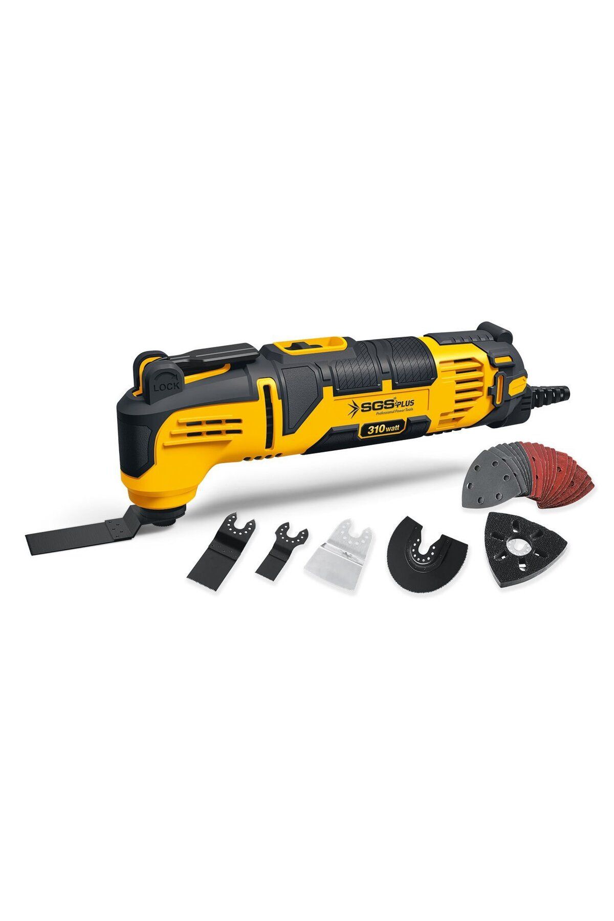 SGS5255 - Kesici Raspalama Zımparalama Makine Seti 310 Watt 23 Parça - Metal Ahşap Kazıyıcı Kesici