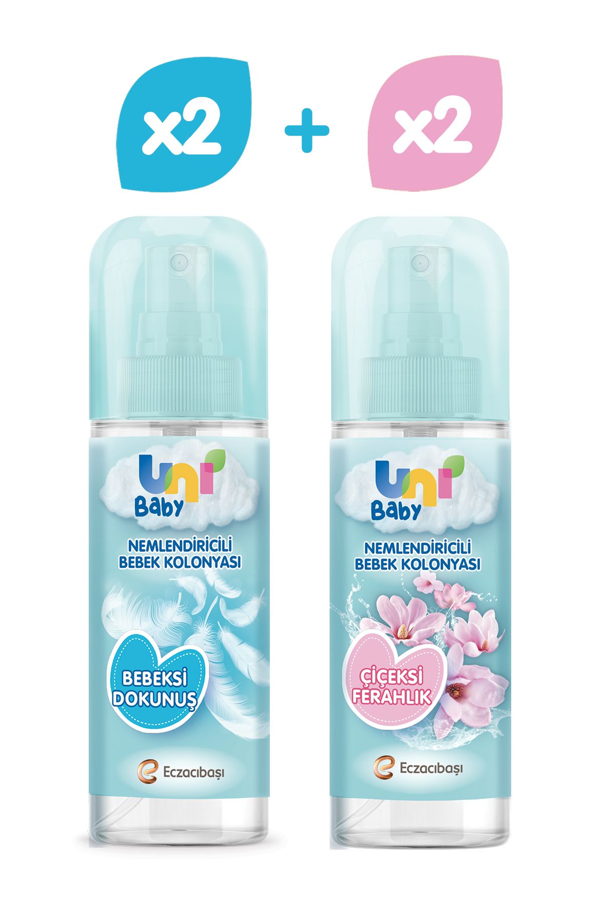 Bebeksi Ve Çiceksi Kokular Kolonya 2 Li 150 ml