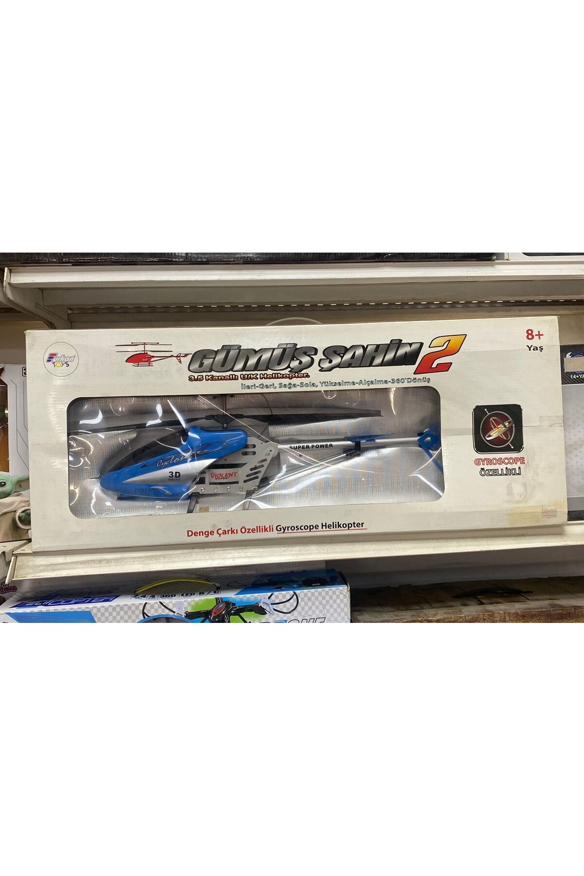Uzaktan Kumandalı Helikopter 68 Cm 3,5 Ch Gyro Büyük Boy Helikopter Turuncu