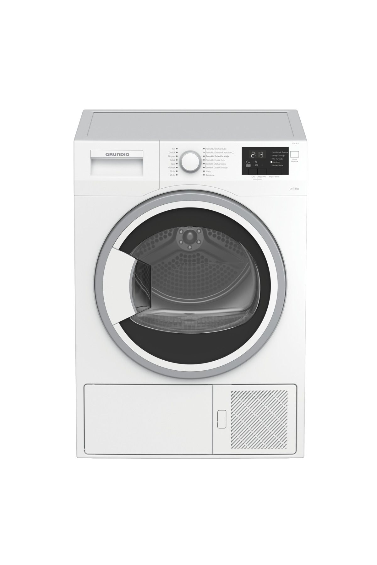 Gdh 80 Y A 8 Kg 16 Programlı (ISI POMPALI) Kurutma Makinesi