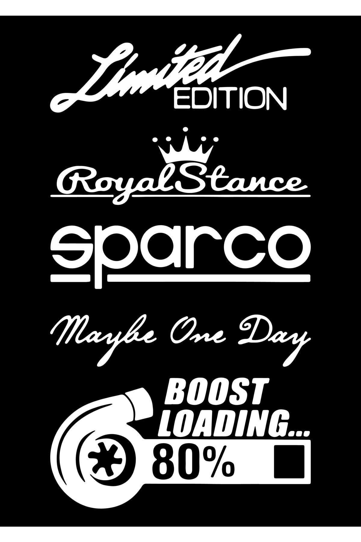 Limited Edition Arka Cam Sticker Set Oto Sticker Araba Sticker 20 X 35 Cm