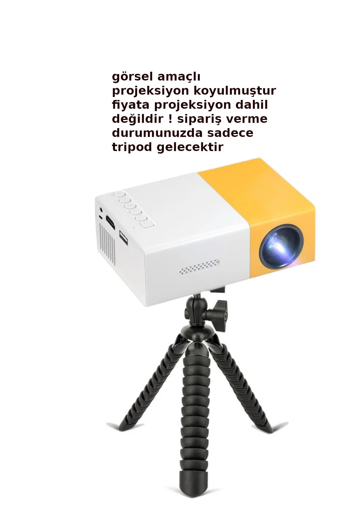 Android Akıllı Mini LED Projeksiyon Cihazı İçin Masaüstü Akrobat Tripod