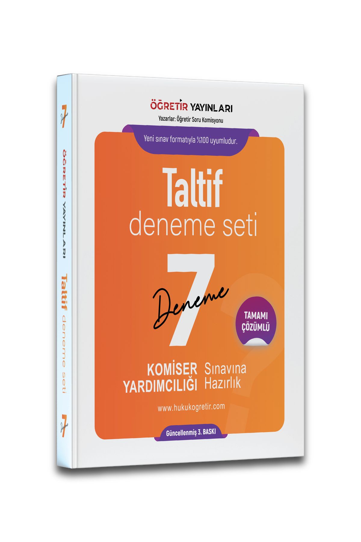 2025 Taltif Paem Komiser Yrd Sınavına Hazırlık Sınav Formatında 7 Li Deneme Serisi