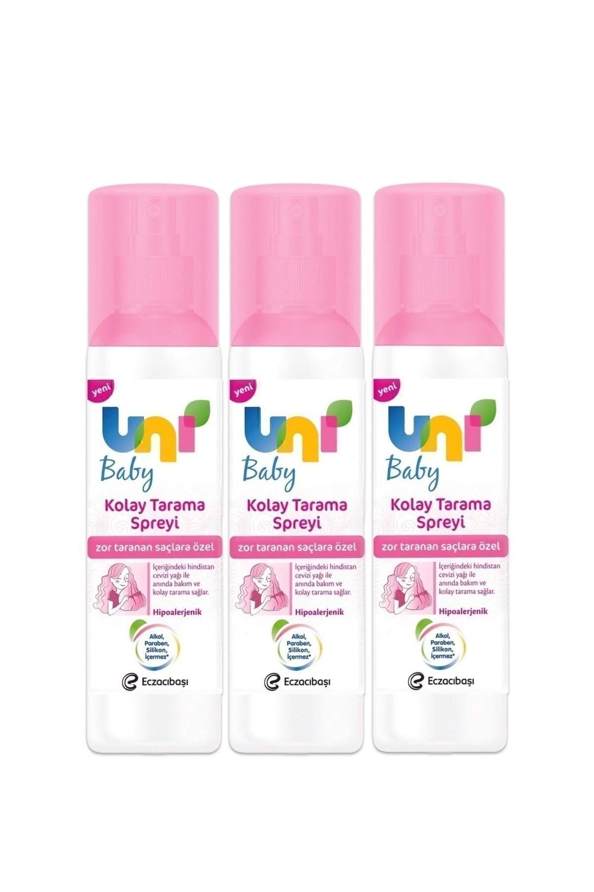 Zor Taranan Saçlara Özel Kolay Saç Tarama Spreyi 200 ml X 3 Adet