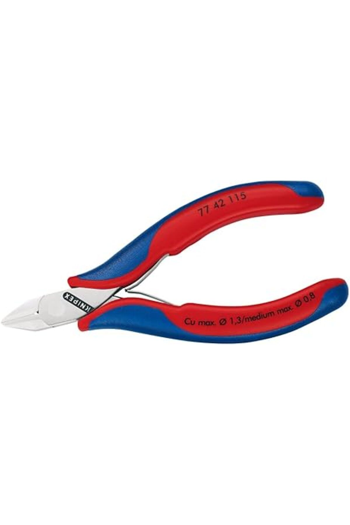 Knipex Çok Bileşenli Manşonlu Elektronik Yan Kesiciler, 115 Mm - 7742115