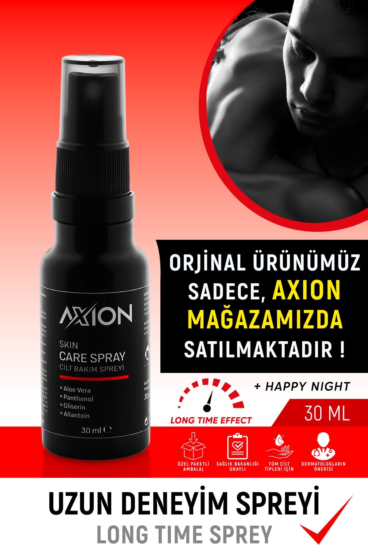 Cilt Bakım Spreyi Long Tıme Sprey Uzun Deneyim 30 ml