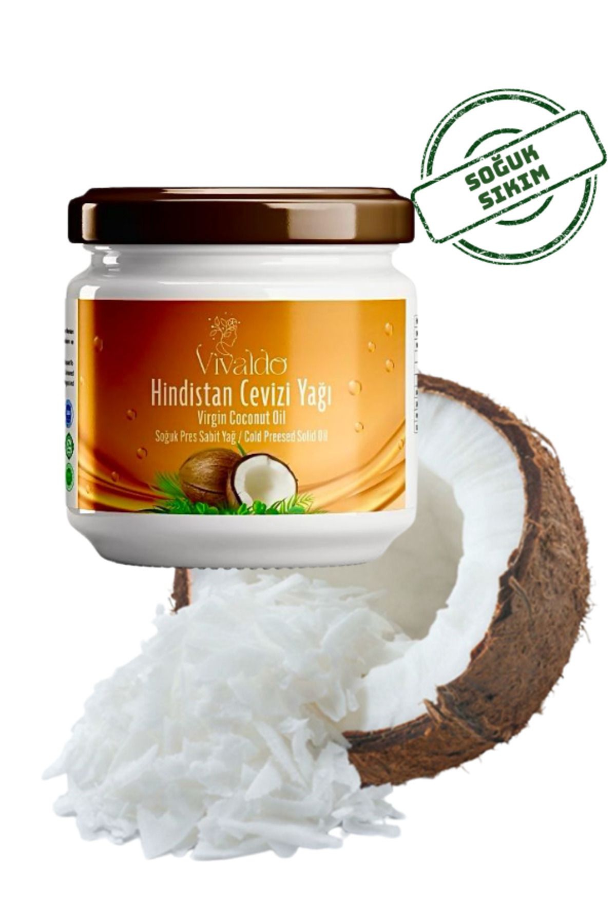 Hindistan Cevizi Yağı Soğuk Sıkım 190 ml