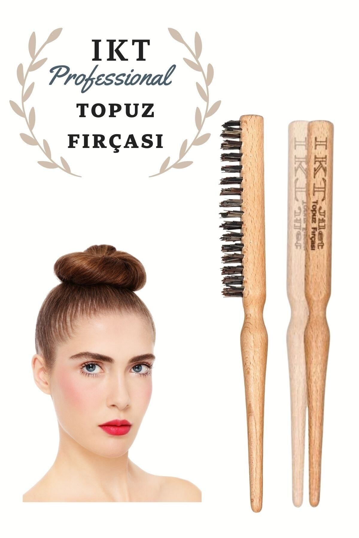 Profesyonel Jilet Topuz Fırçası