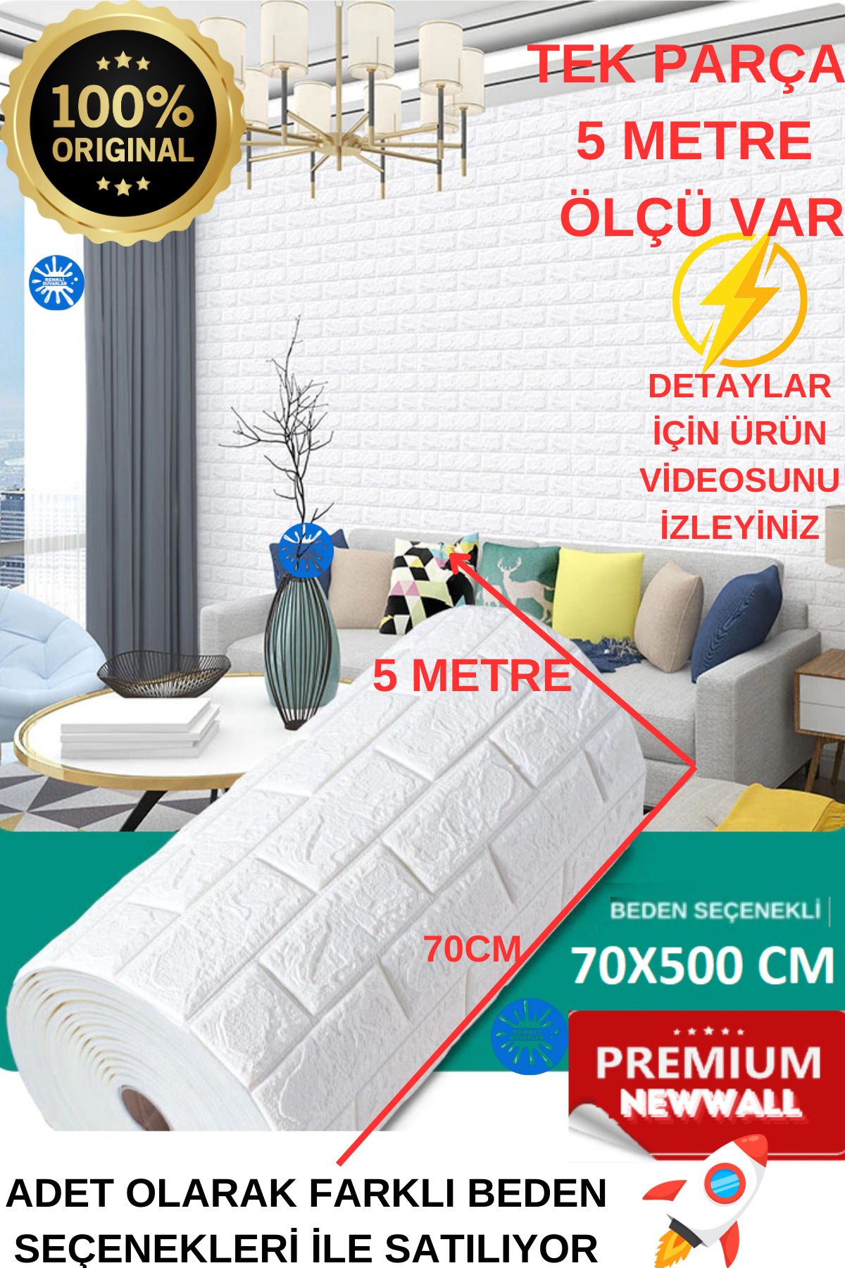 Kendinden Yapışkanlı Duvar Paneli Beyaz 3d Dekoratif  Esnek Duvar Kağıdı Kaplama Paneli Köpük