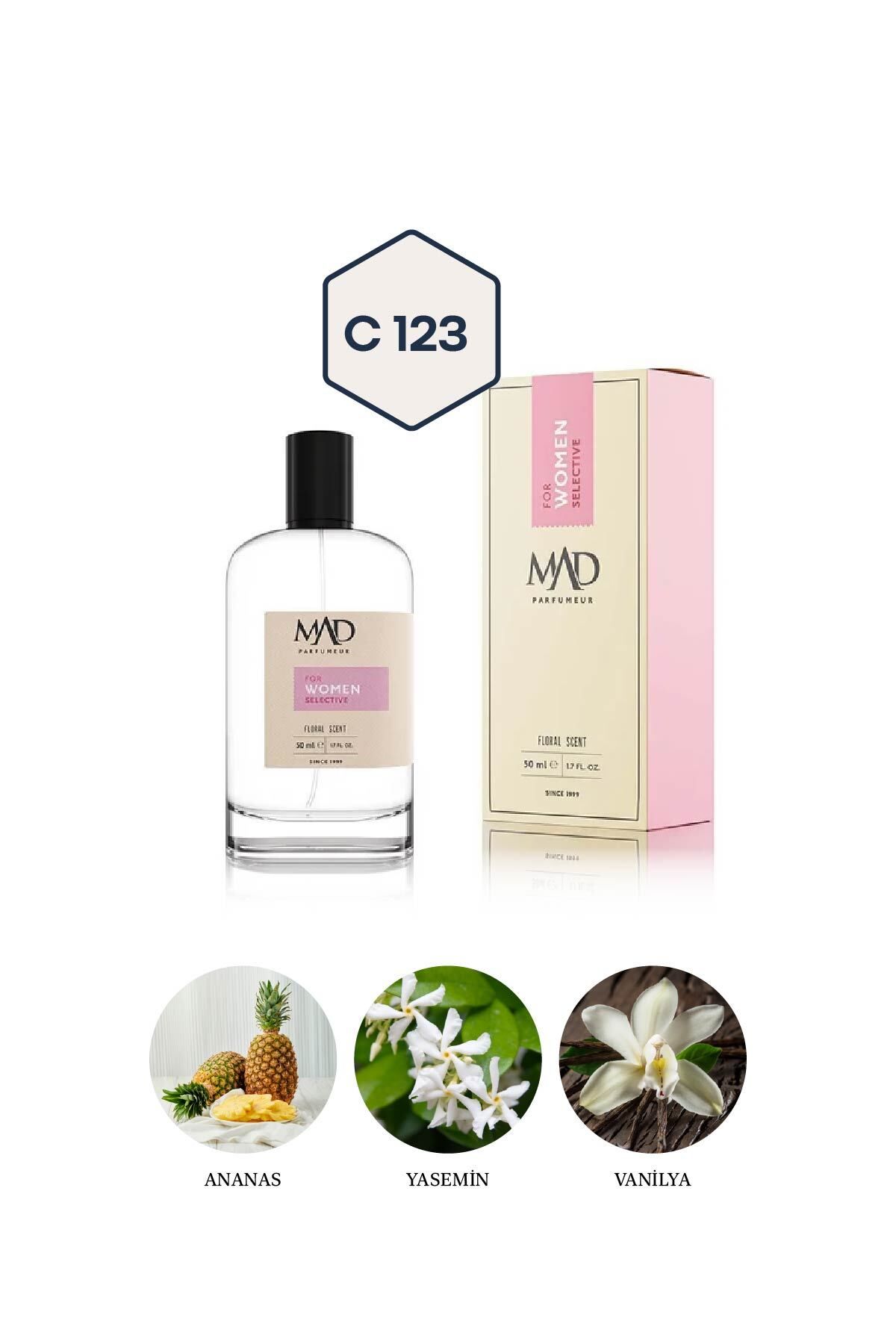 Mad C123 Selective 50 ml Kadın Parfüm