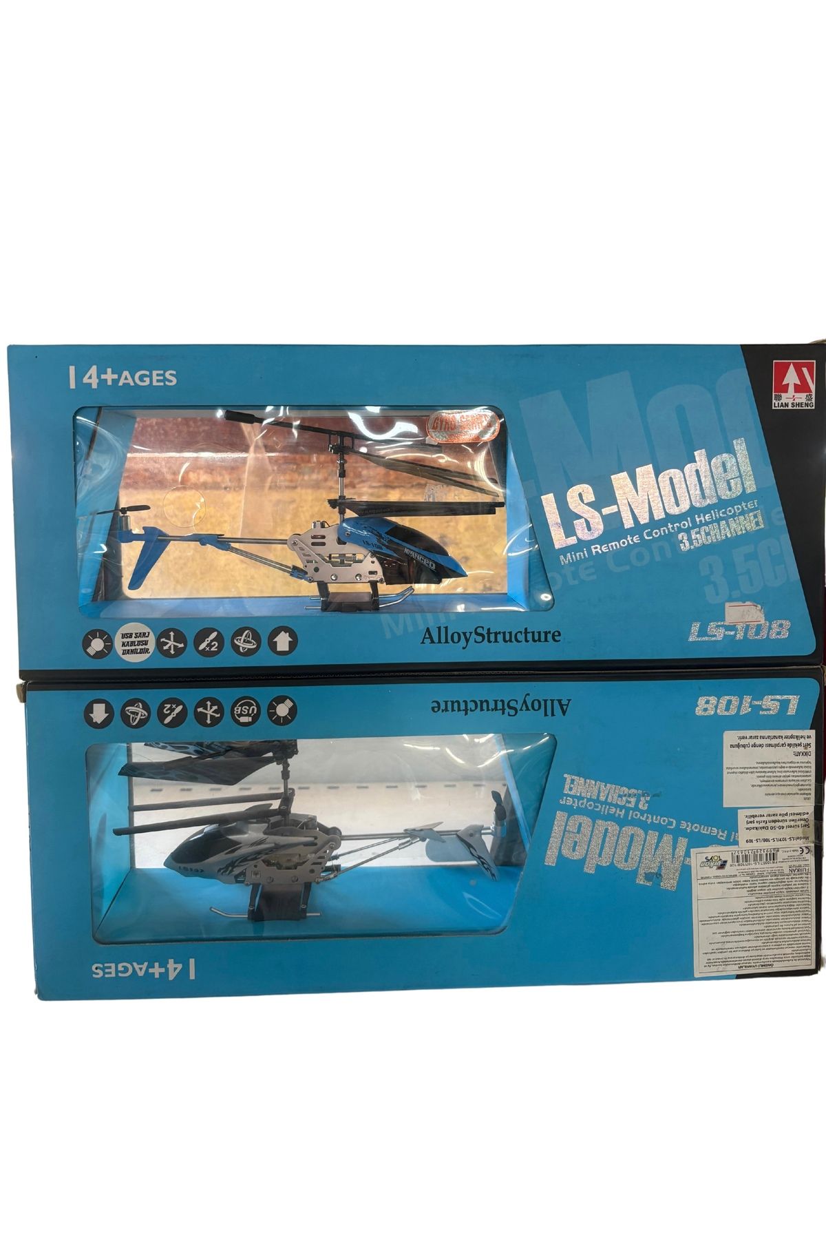 Kumandalı Helikopter 3.5 Kanal Full Fonksiyon Gyro Çelik Kasa (GÜMÜŞ)
