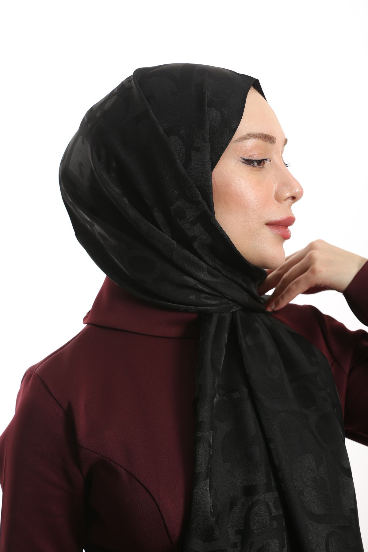 Kazayağı Desen Ipeksi Jakar Şal