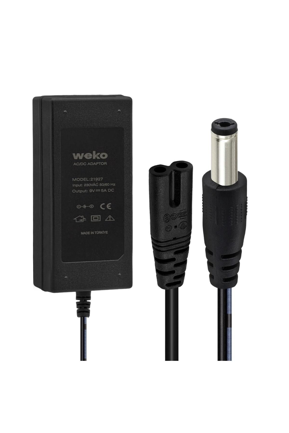 9 VOLT - 5 AMPER 5.5*2.5 UÇLU YERLİ ÜRETİM YAZAR KASA/POS MAKİNESİ MASAÜSTÜ ADAPTÖR (5057)