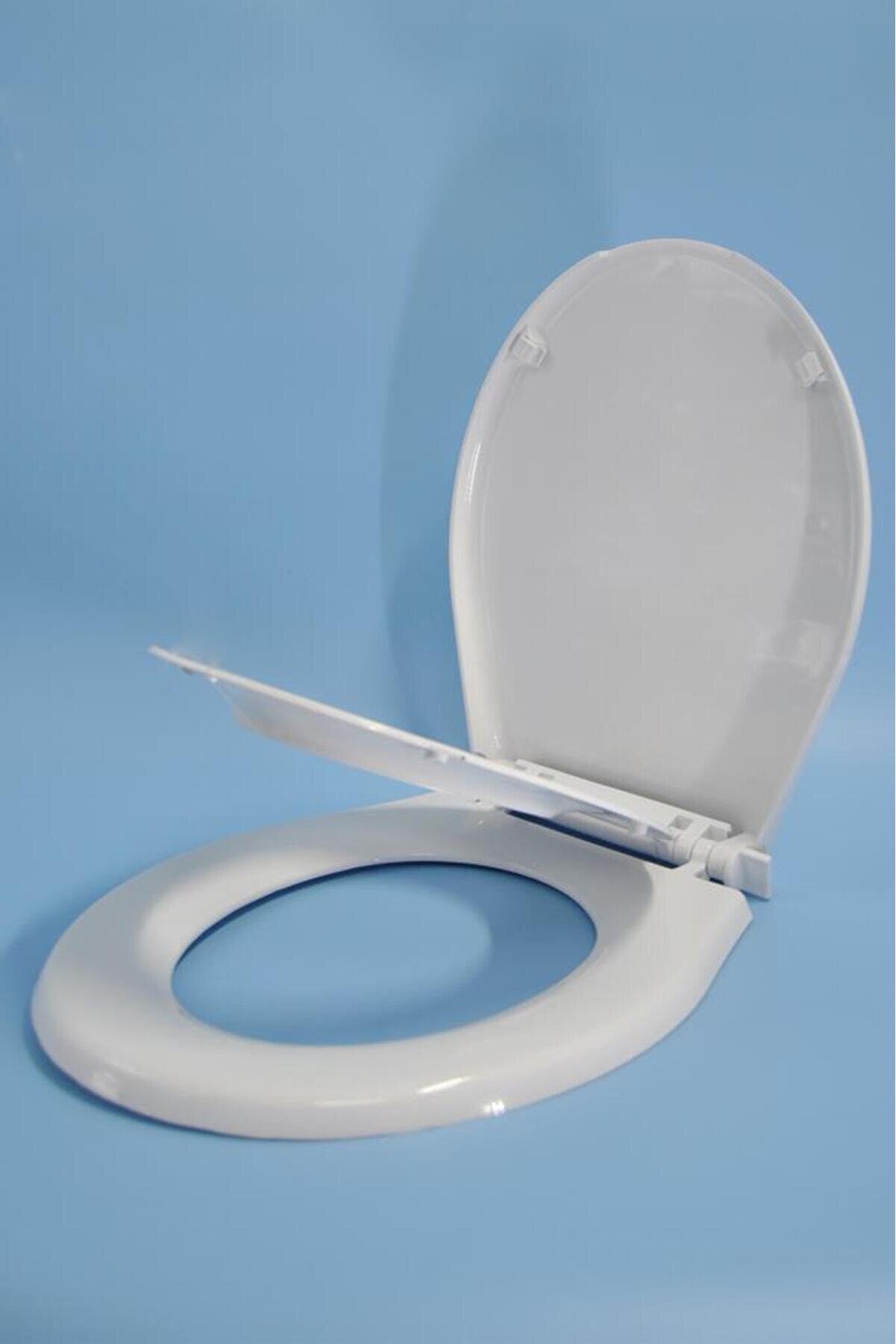Beyaz, Yetişkin ve Çocuk Klozet Kapağı – Söküp Takılabilir Çocuk Adaptörlü - Yerli Üretim