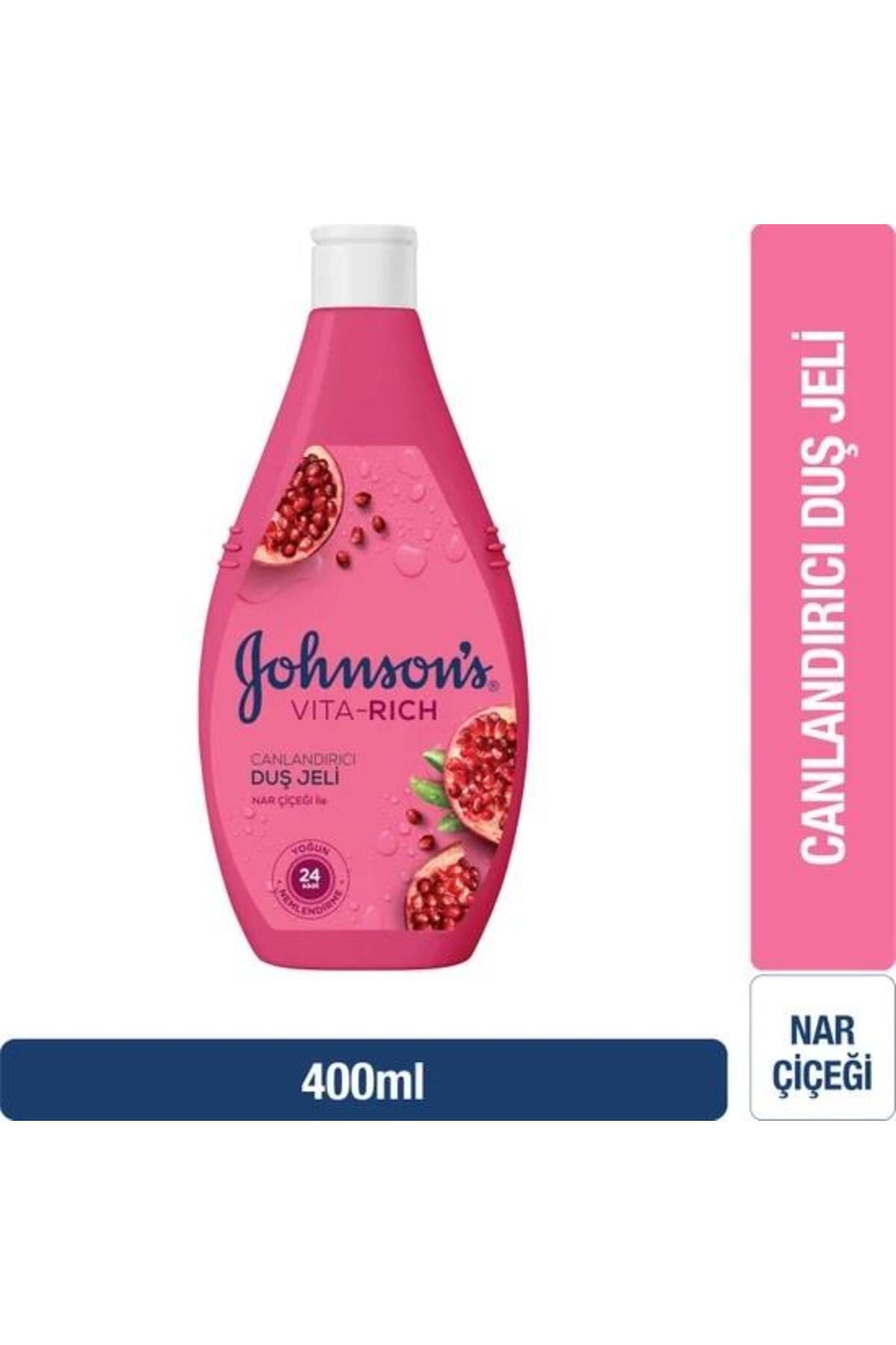 &amp; Johnson&apos;s Vita-rich Nar Çiçeği Canlandırıcı Duş Jeli 400 ml