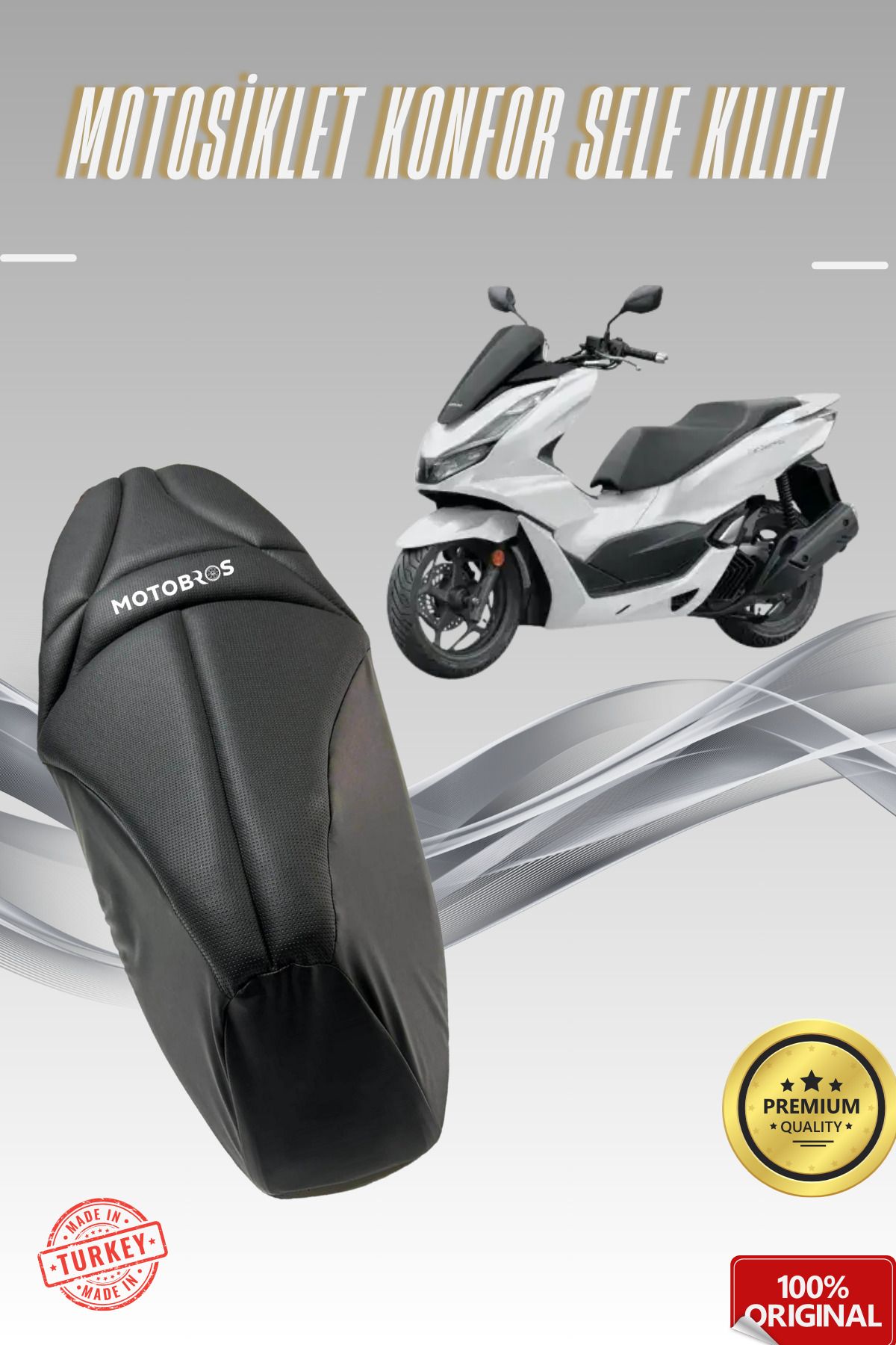 Honda Pcx Özel Kalıp Visco Süngerli Ultra Konforlu Konfor Sele