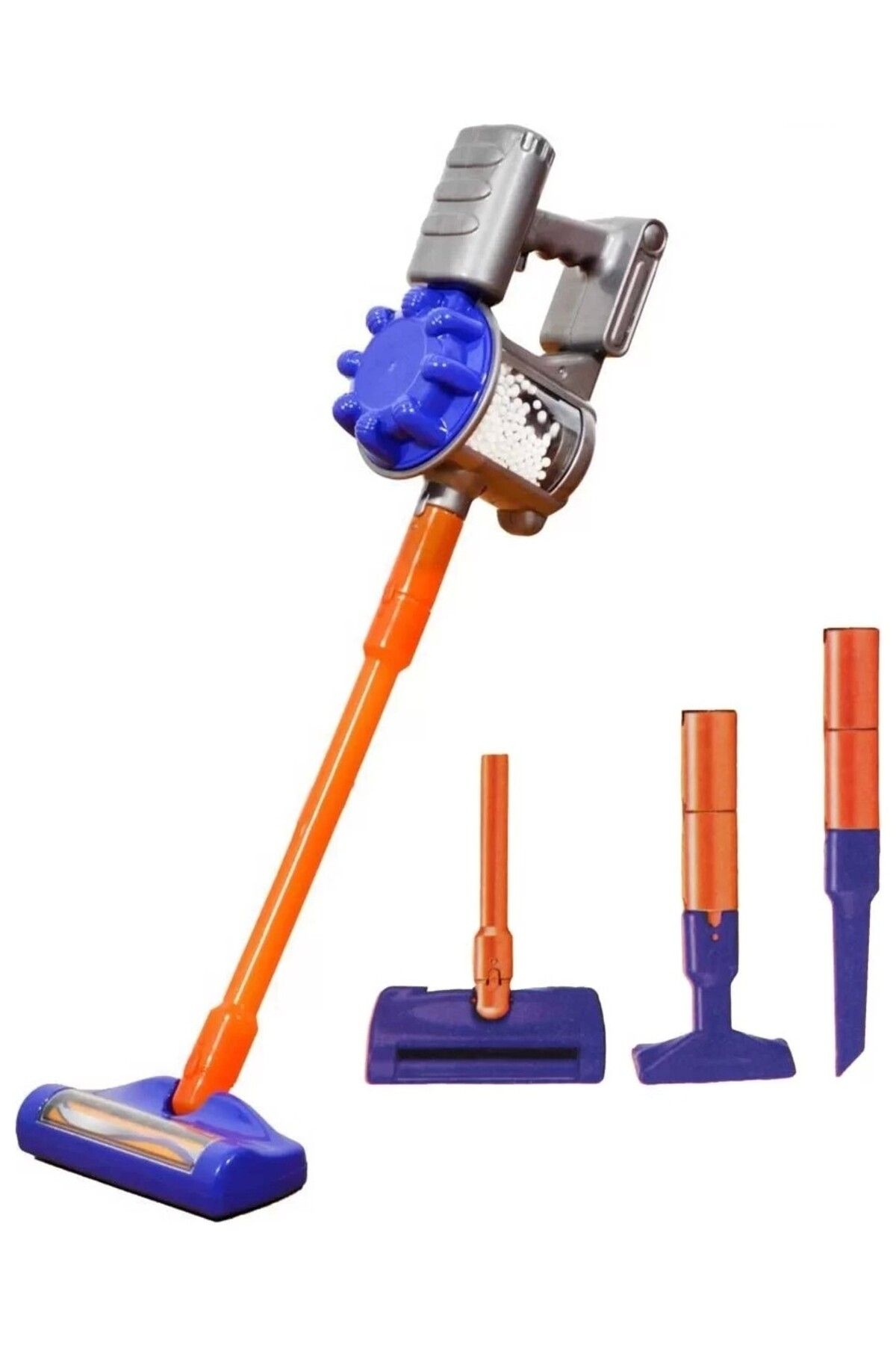 Dikey Elektrik Süpürgesi Pilli Kablosuz Vacuum Cleaner Sesli Ve Işıklı 3 In 1