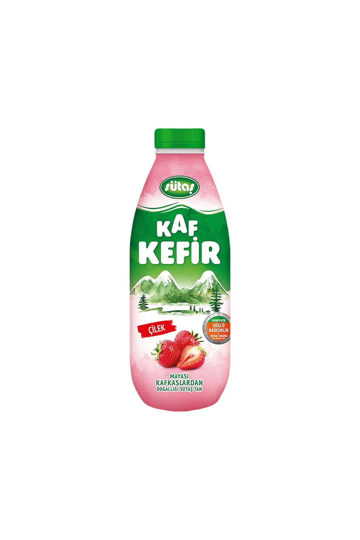 Sütaş Çilekli Kaf Kefir (1 L) x8 Paket