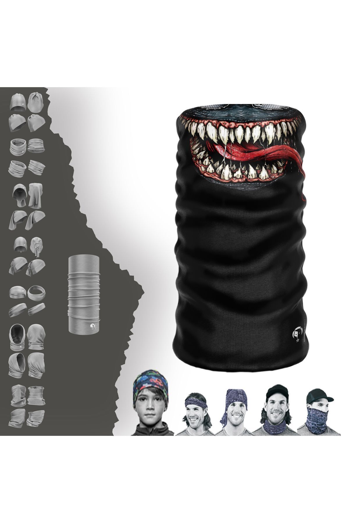 Venom Driver Buff Baf Dikişsiz Tüp Boyunluk Bandana